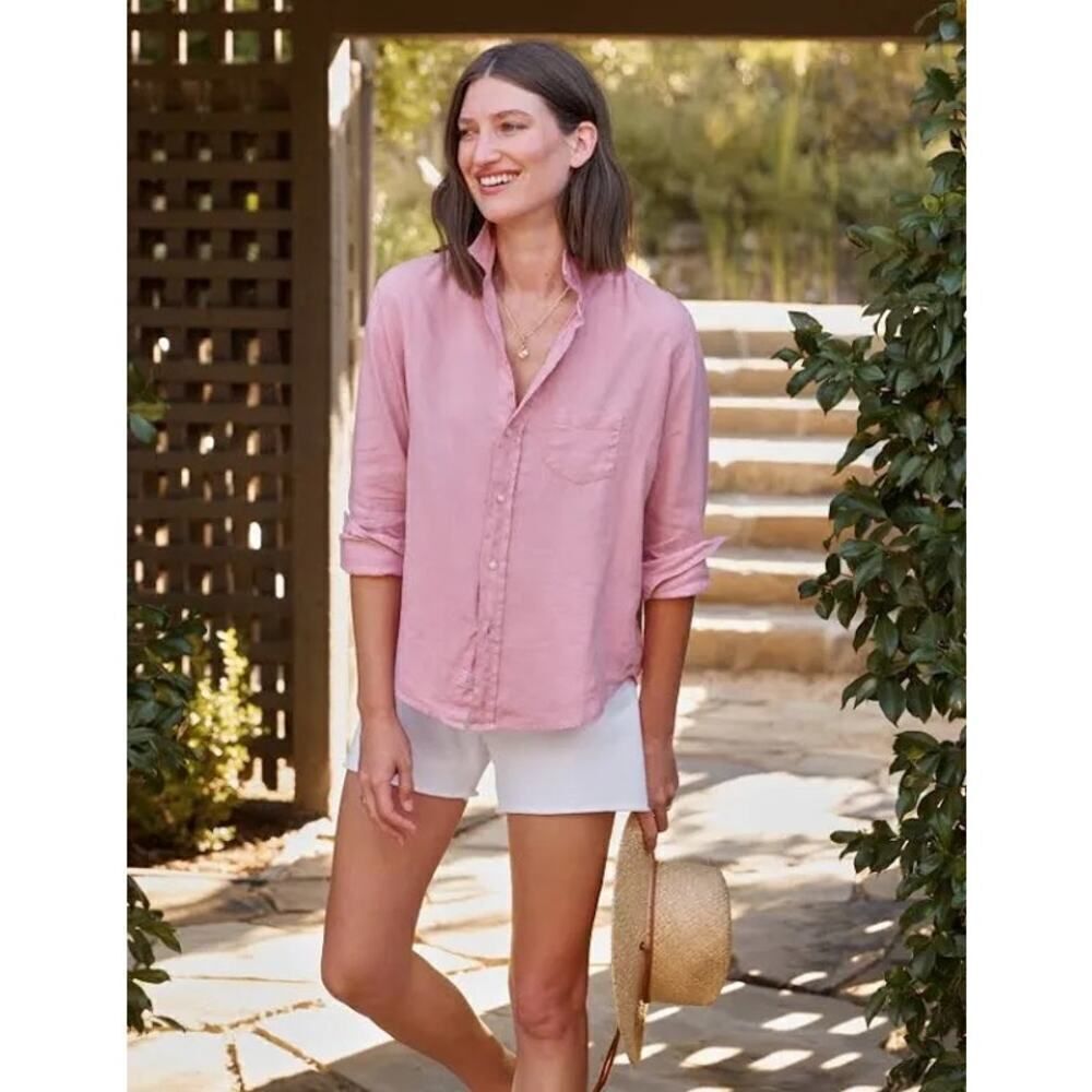 FRANK & EILEEN ITALIAN COTTON BARRY SHIRT SIZE XXS MSRP$238